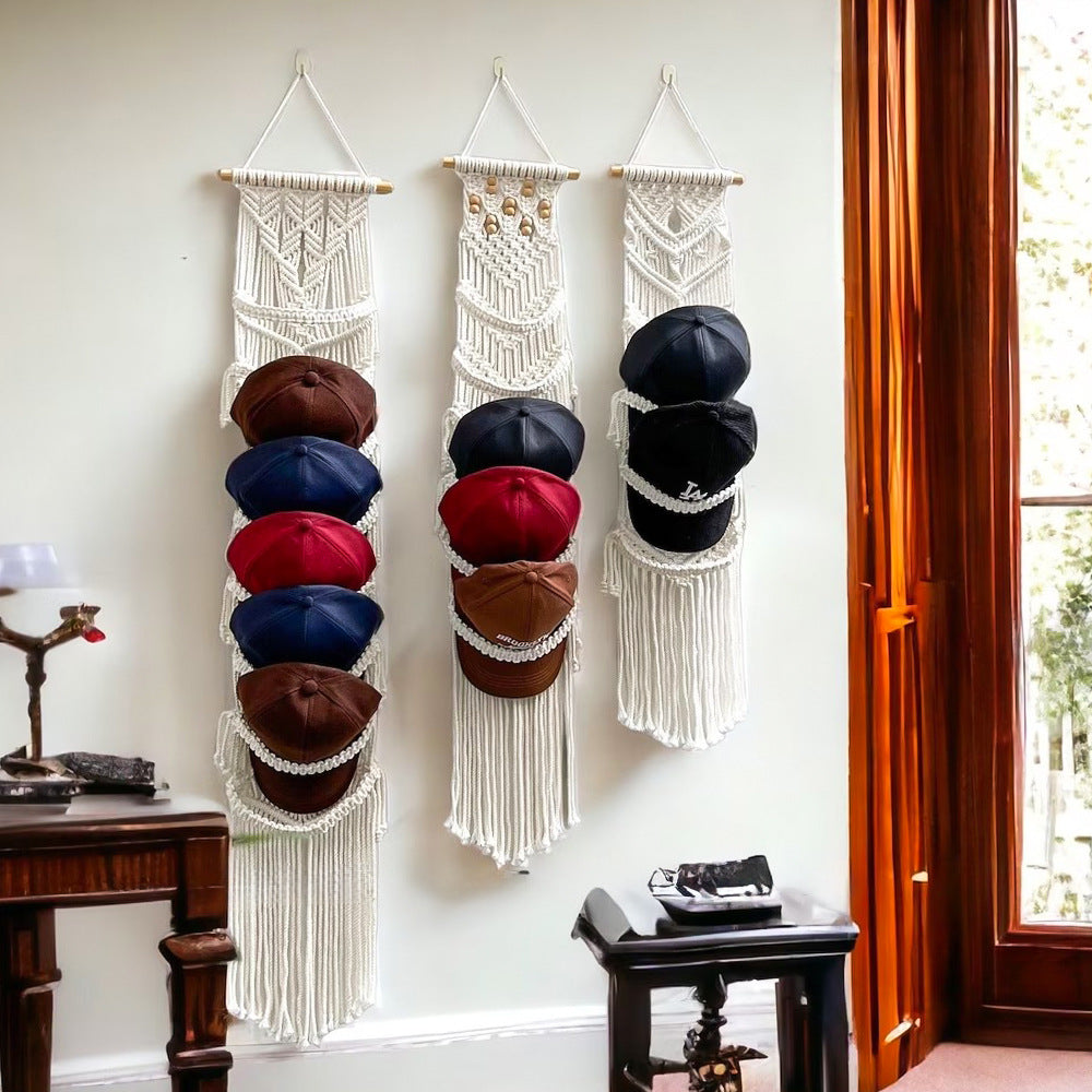 Macrame Wall Hanging with Intricate Pattern | High & Bury