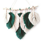 Macrame Wall Hanging Yellow Green | High & Bury