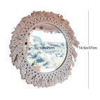 Macrame Wall Mirror with Fringe Detailing | High & Bury