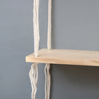 Macrame Wall Mounted Shelf | High & Bury