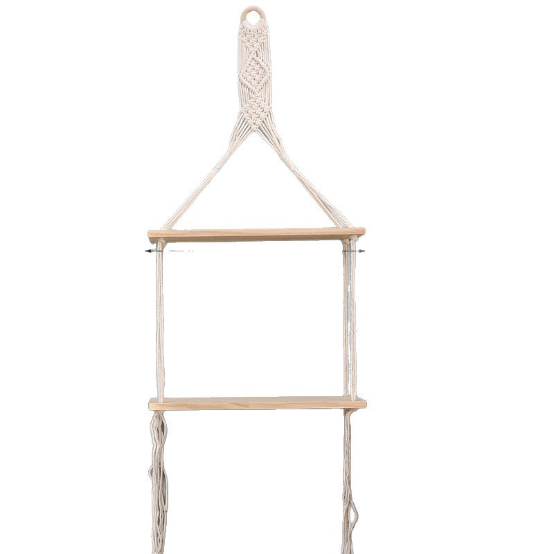 Macrame Wall Mounted Shelf | High & Bury