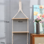 Macrame Wall Mounted Shelf | High & Bury
