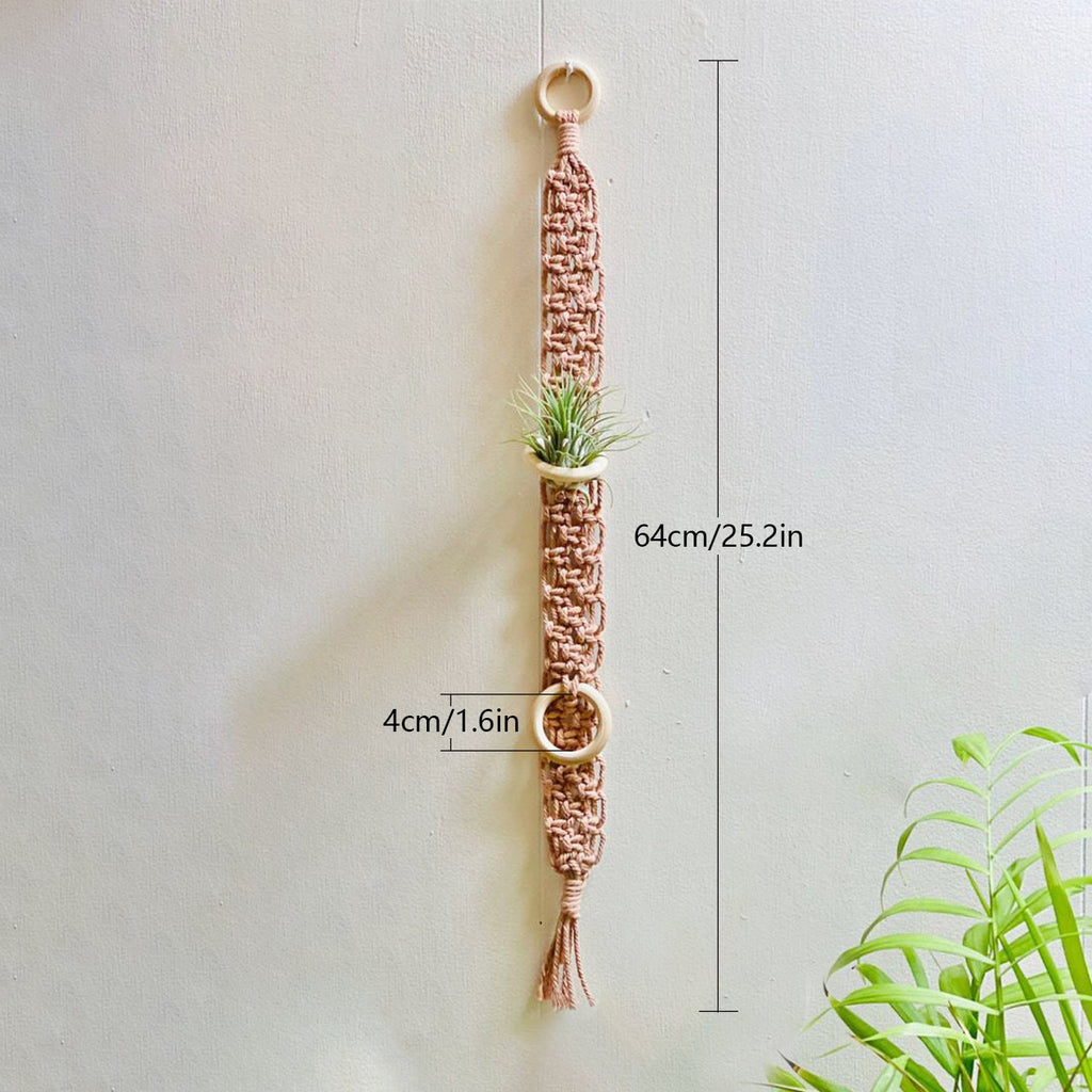 Macrame Wall Plant Holder | High & Bury