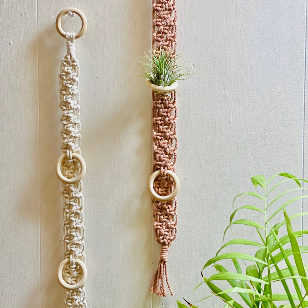Macrame Wall Plant Holder | High & Bury