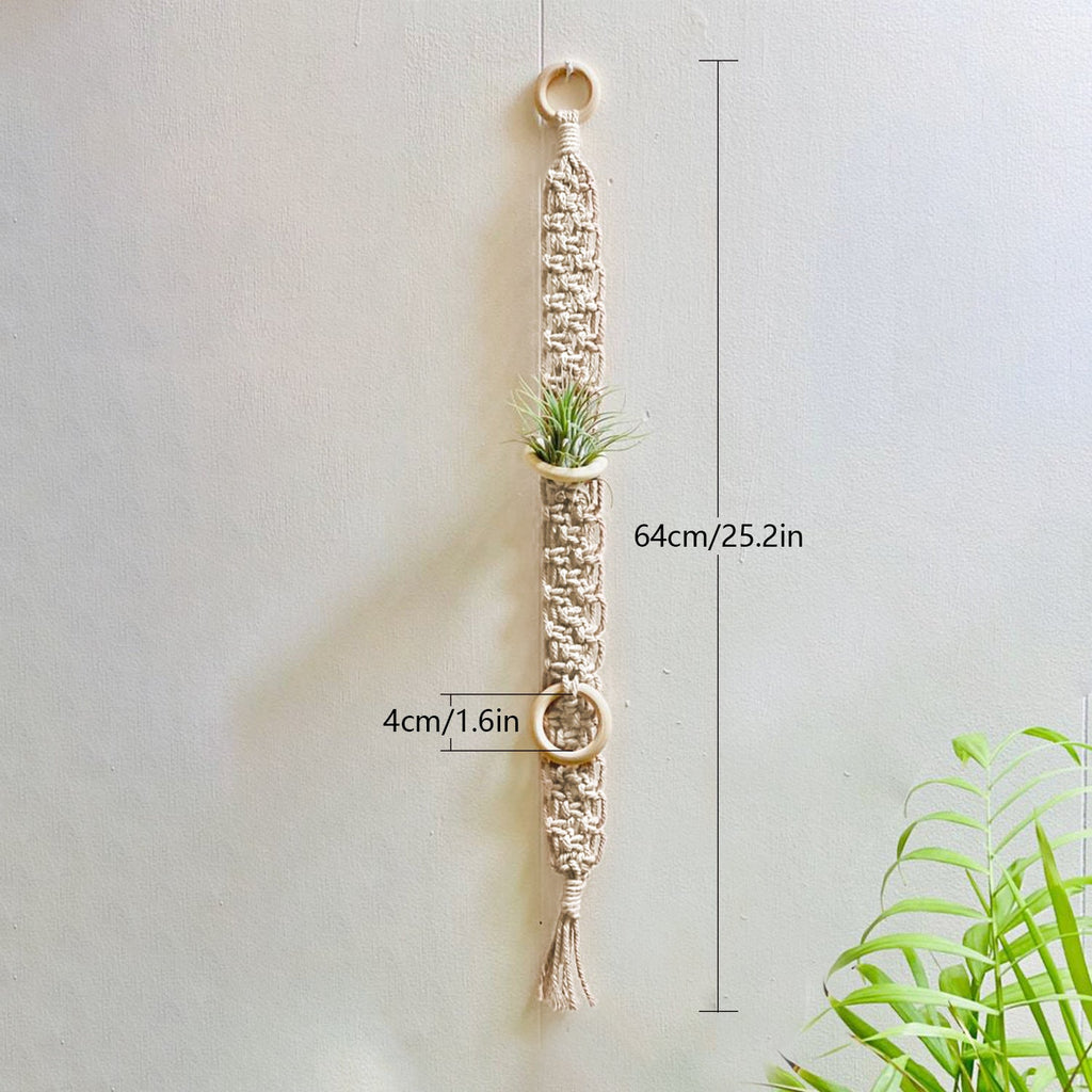 Macrame Wall Plant Holder | High & Bury