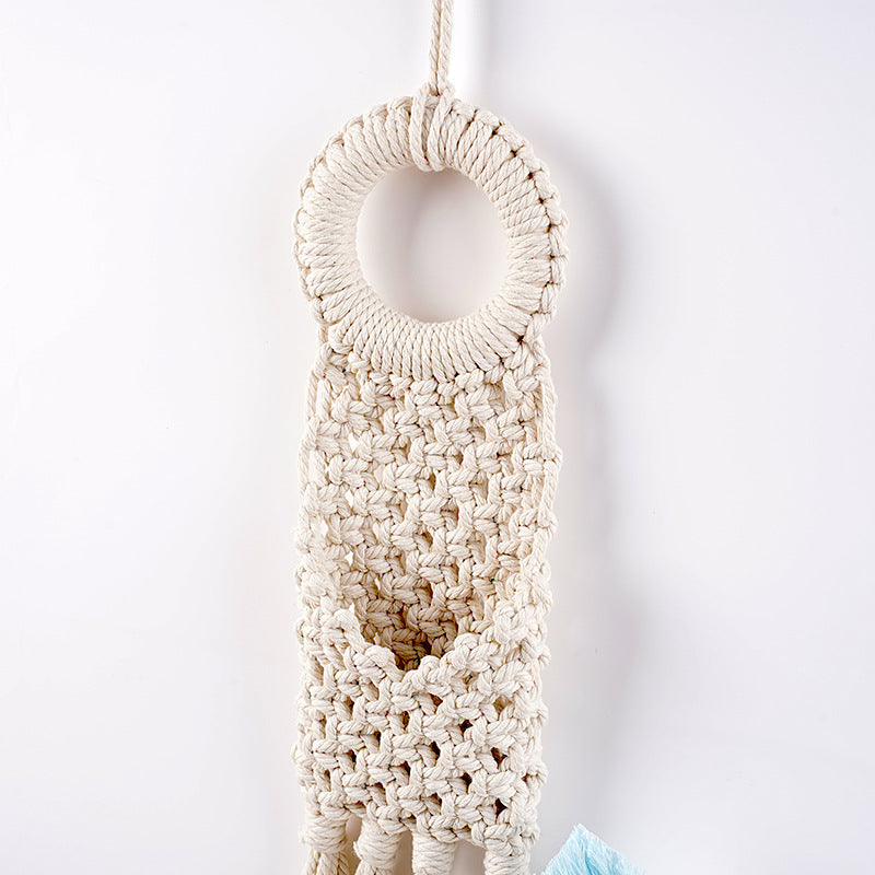 Macrame Wall Pocket Organizer | High & Bury