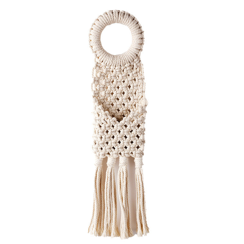 Macrame Wall Pocket Organizer | High & Bury