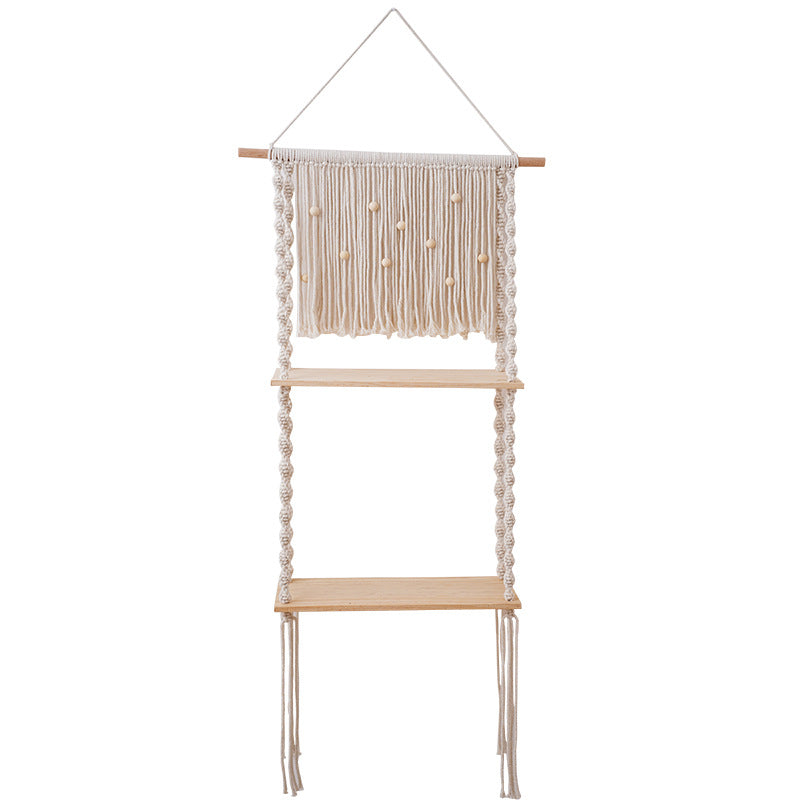 Macrame Wall Shelf Organizer | High & Bury