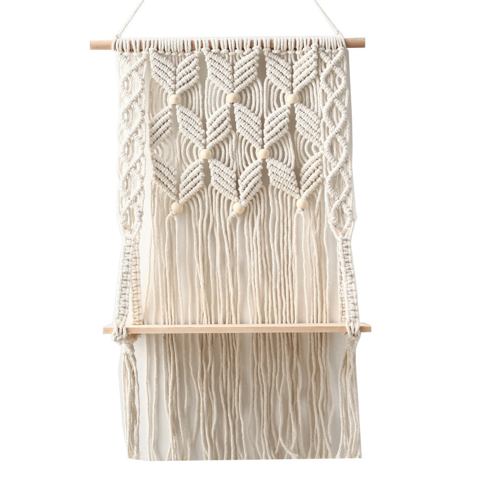 Macrame Wall Shelf Organizer | High & Bury