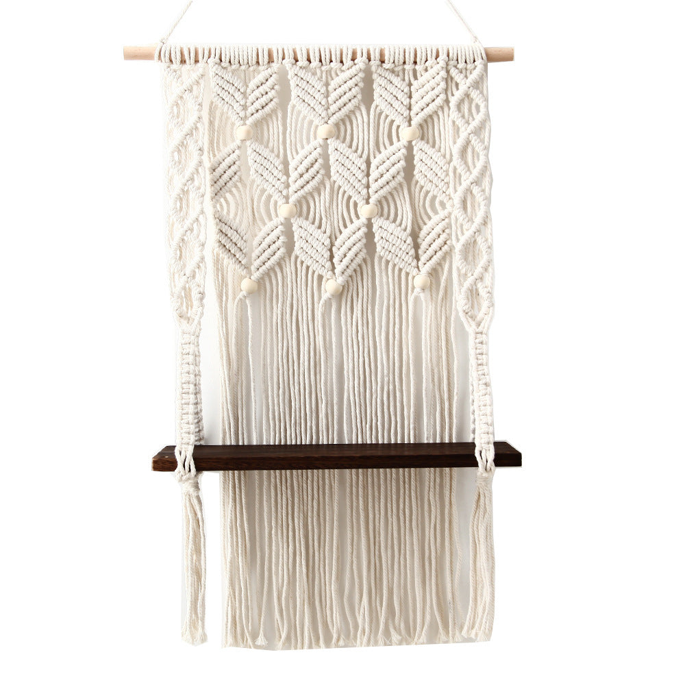 Macrame Wall Shelf Organizer | High & Bury