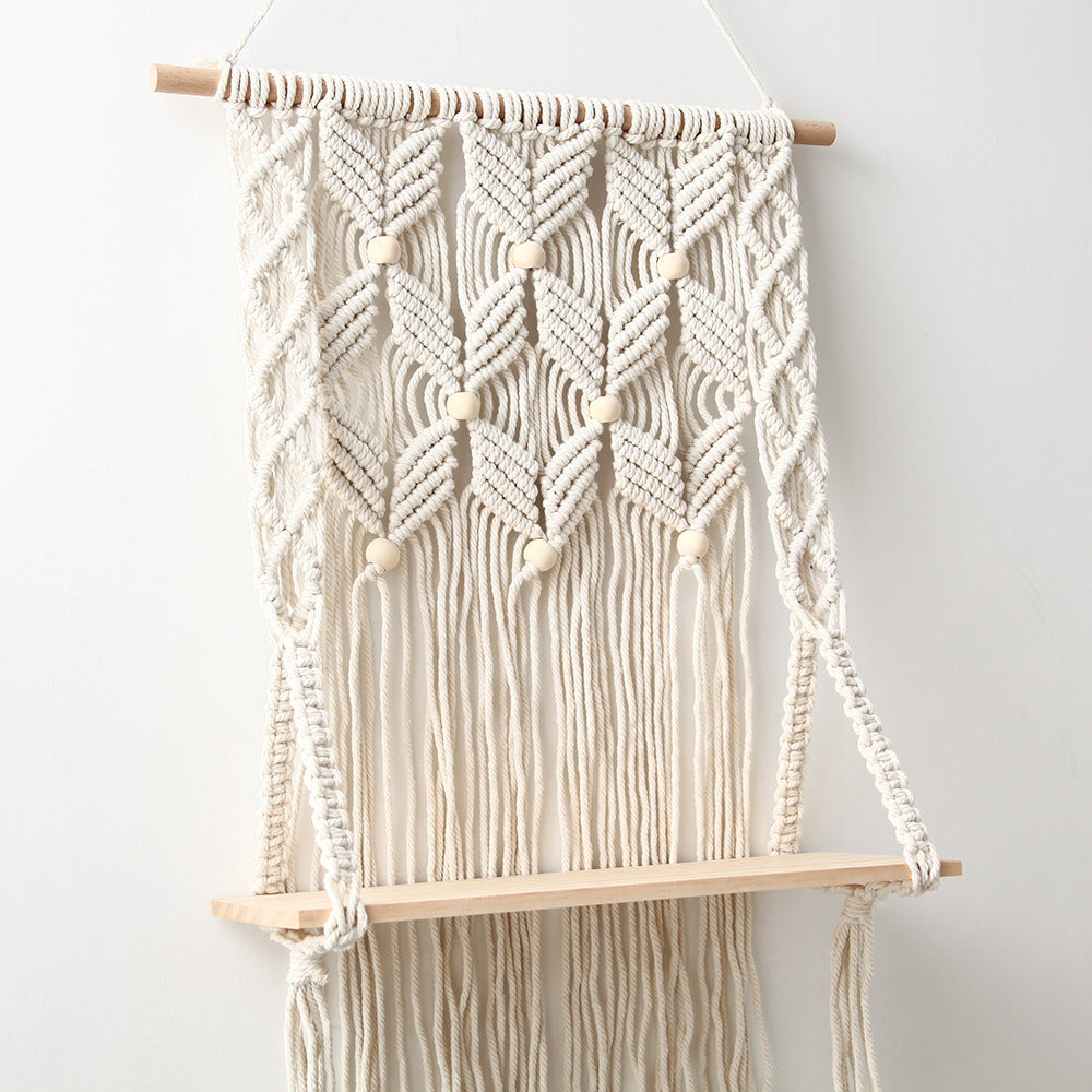 Macrame Wall Shelf Organizer | High & Bury