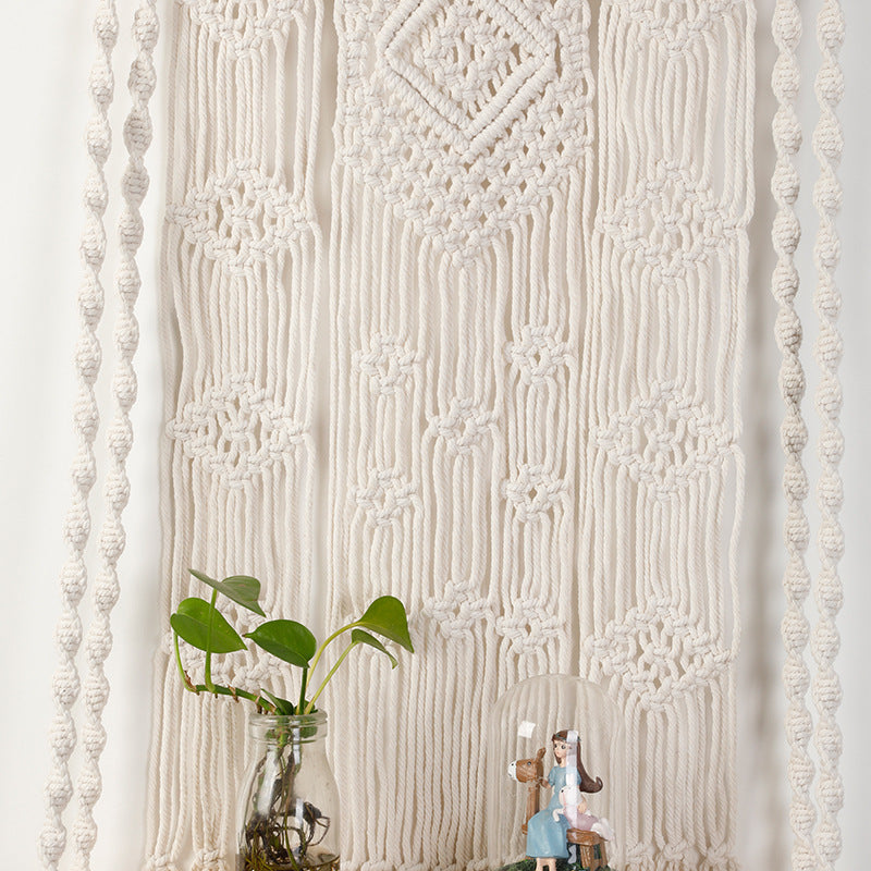 Macrame Wall Shelf with Hanger | High & Bury
