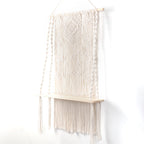 Macrame Wall Shelf with Hanger | High & Bury