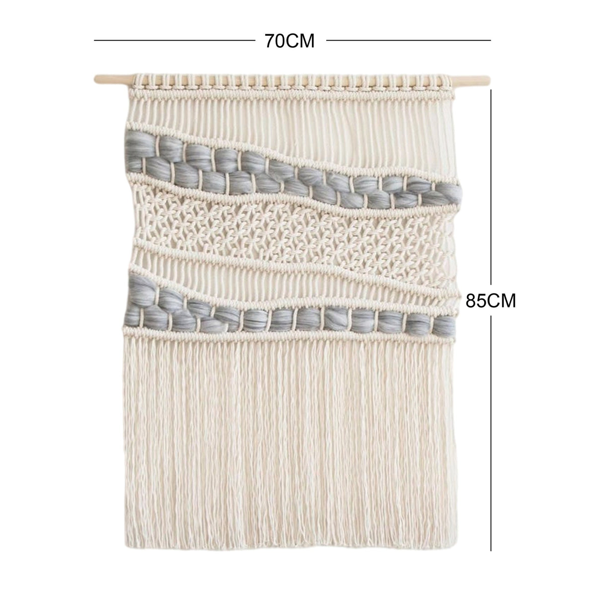 Macrame Wall Tapestry Decor | High & Bury