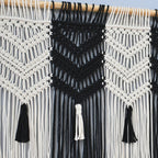 Macrame Wall Tapestry with Decorative Tassels | High & Bury
