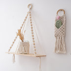 Macrame Wooden Shelf | High & Bury