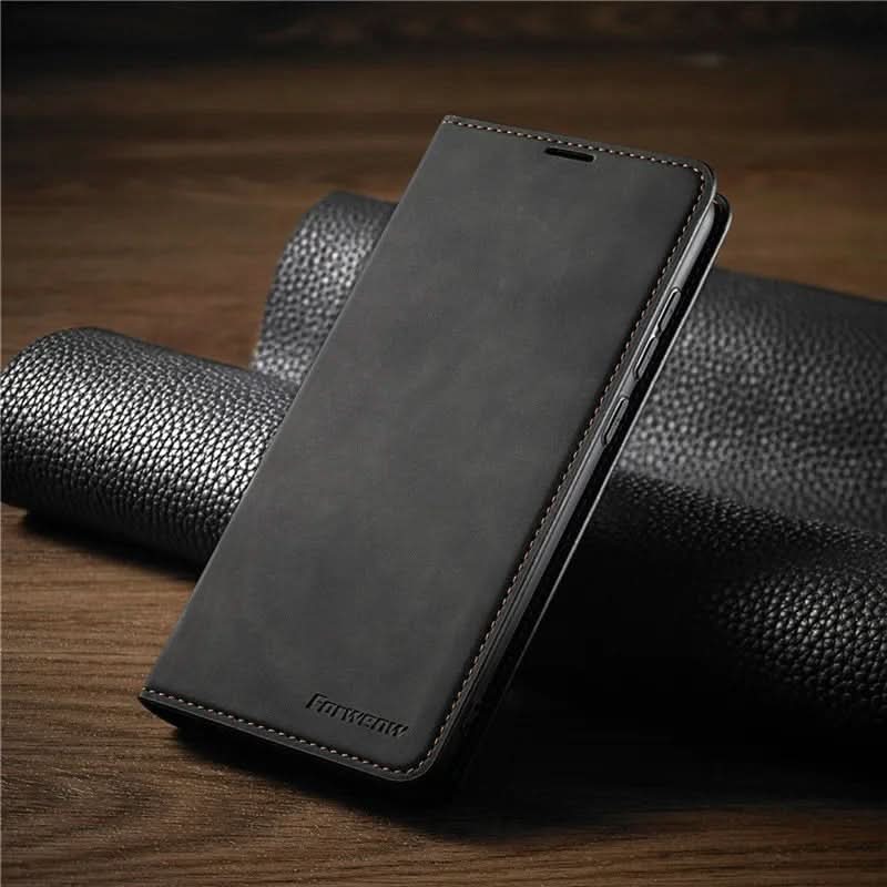 Magnetic Leather iPhone Case with Shock and Scratch Protection, view 2