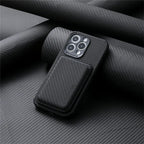 MagSafe Wallet Case for iPhone with Card Slot, TPU and PU, Slim Design, view 3