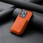 MagSafe Wallet Case for iPhone with Card Slot, TPU and PU, Slim Design, view 4