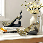 Majestic Peacock Decor Sculpture | High & Bury