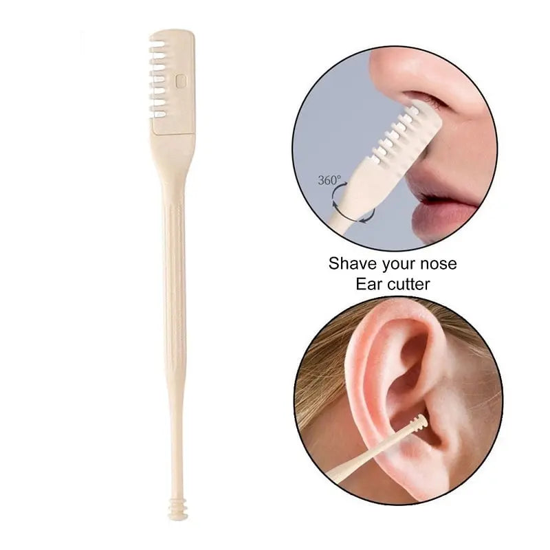Manual Nose and Ear Hair Trimmer with Stainless Steel Blade, view 3