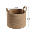 Manufactured Natural Fiber Storage Basket | High & Bury