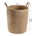 Manufactured Natural Fiber Storage Basket | High & Bury