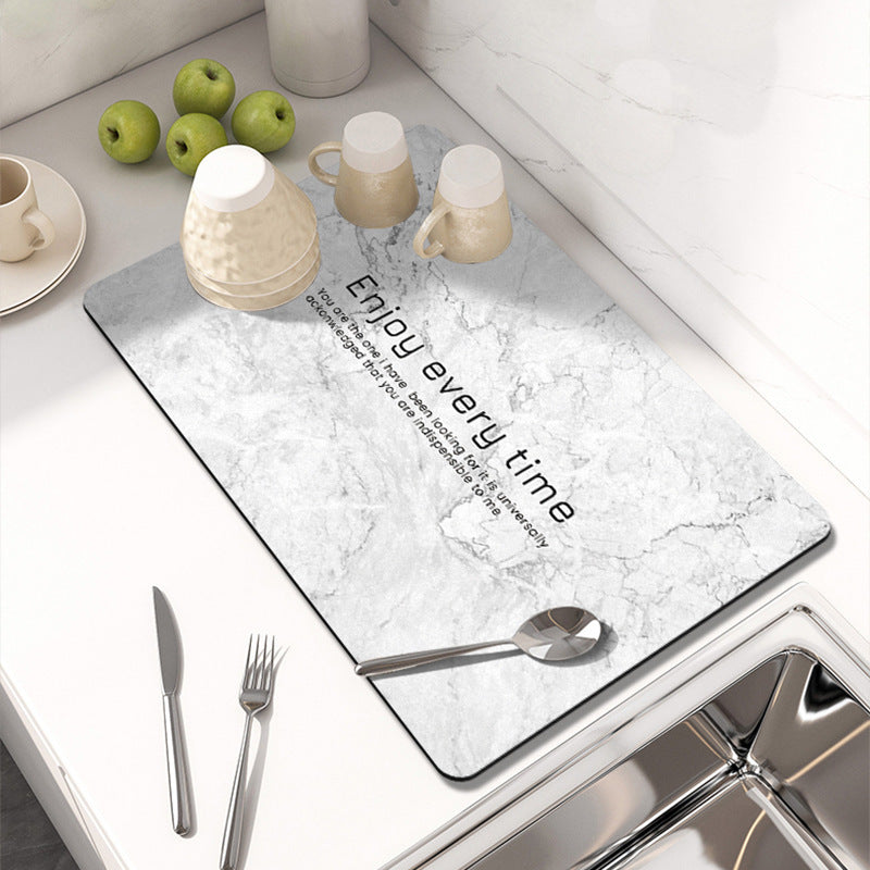 Marble-Inspired Table Mat | High & Bury