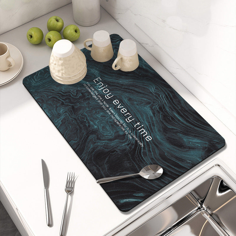 Marble-Inspired Table Mat | High & Bury