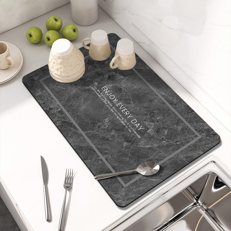 Marble-Inspired Table Mat | High & Bury