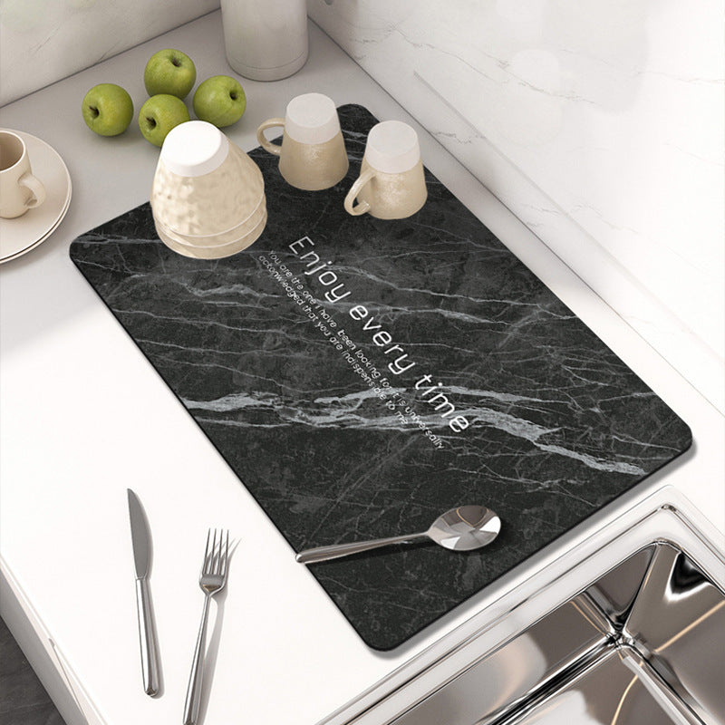 Marble-Inspired Table Mat | High & Bury