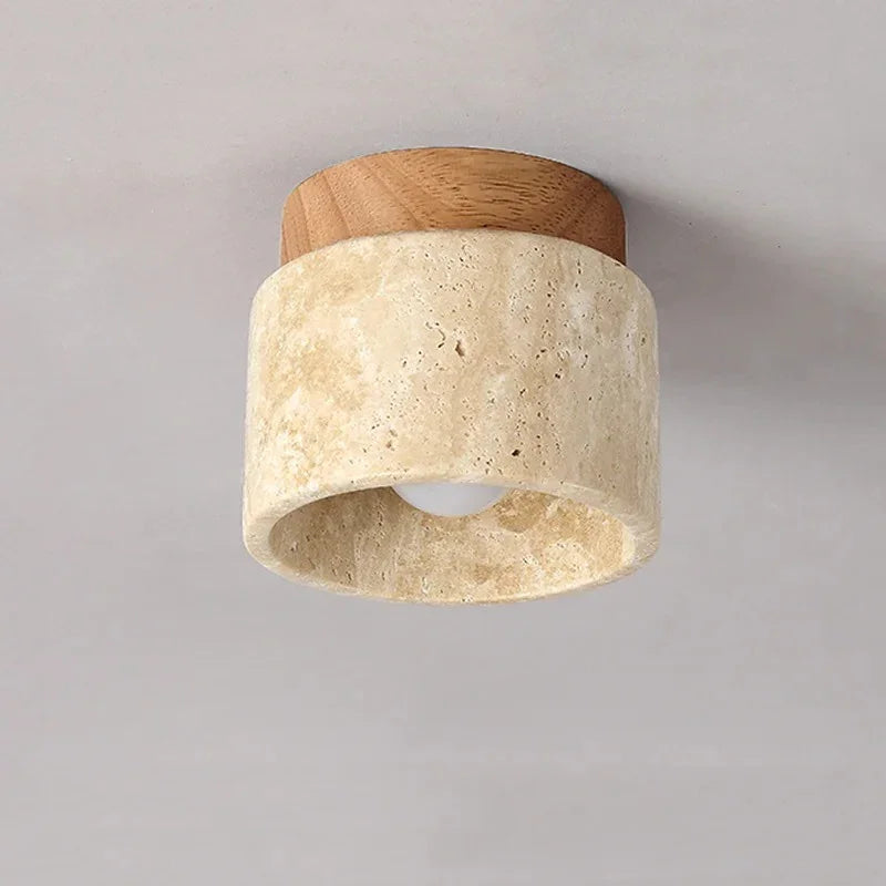 Marshfell Travertine Surface Mounted Downlight