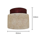 Marshfell Travertine Surface Mounted Downlight