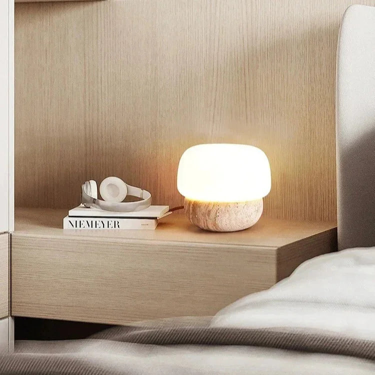 Marstirra Travertine Table Lamp