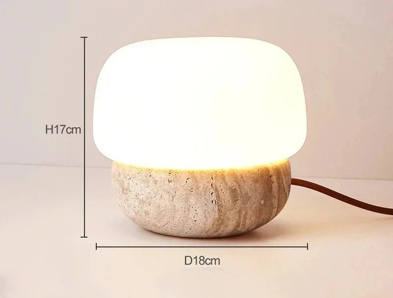 Marstirra Travertine Table Lamp