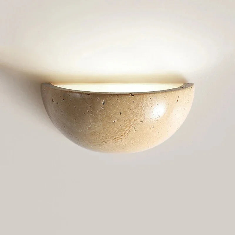 Maryra Travertine Wall Lamp