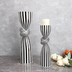 Meadowside Striped Candle Holder