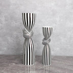 Meadowside Striped Candle Holder