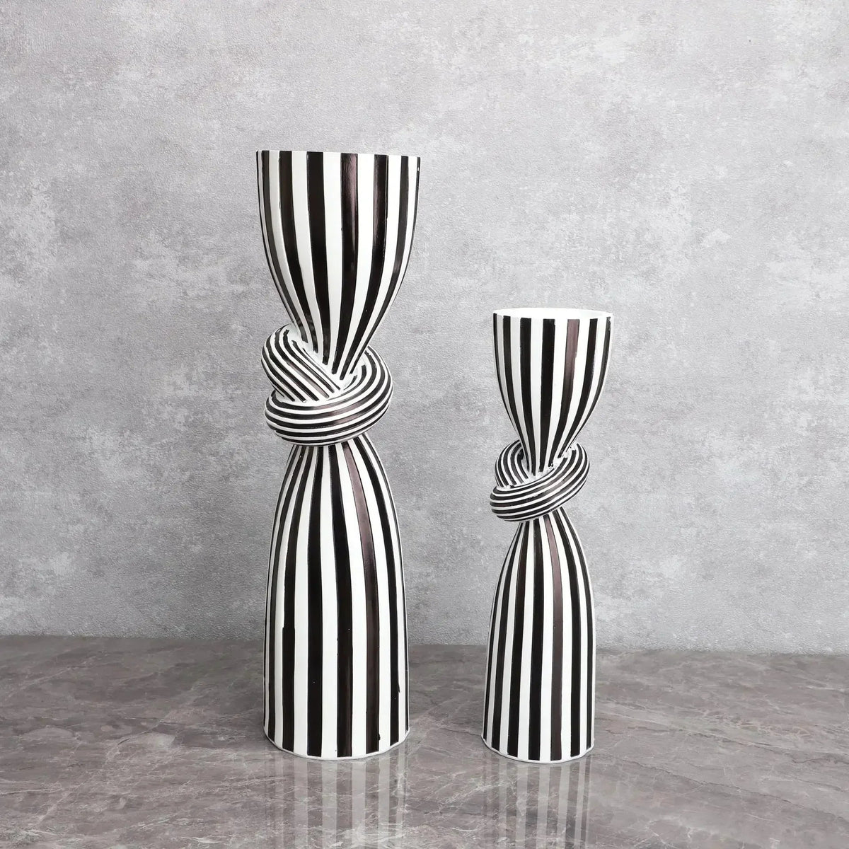Meadowside Striped Candle Holder