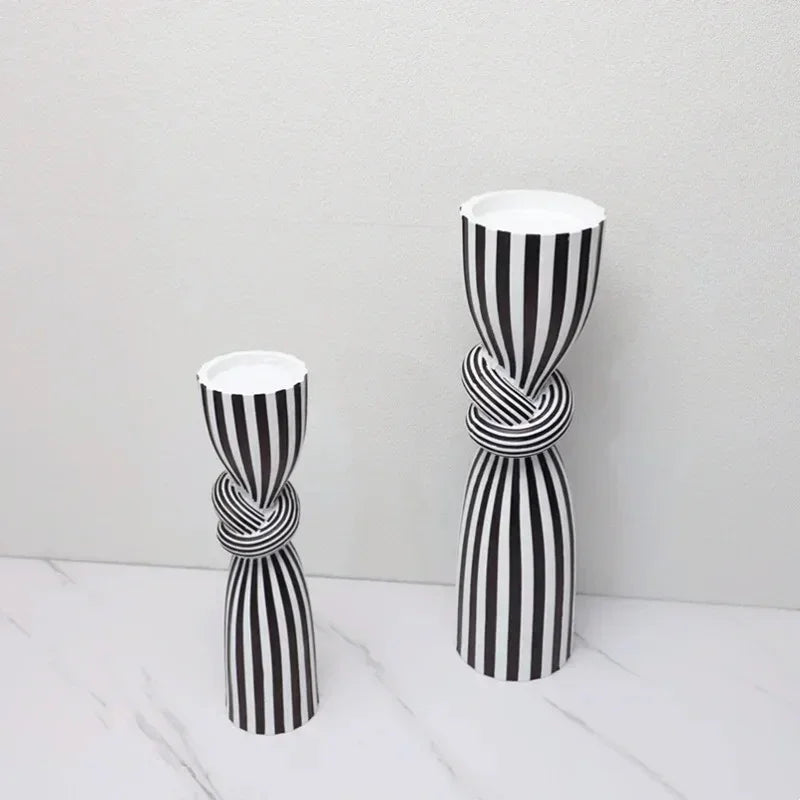 Meadowside Striped Candle Holder