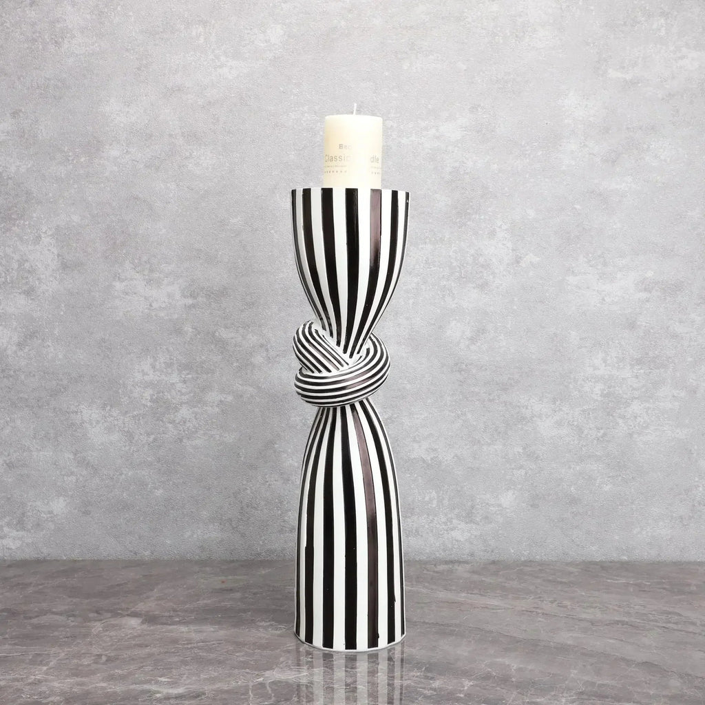 Meadowside Striped Candle Holder