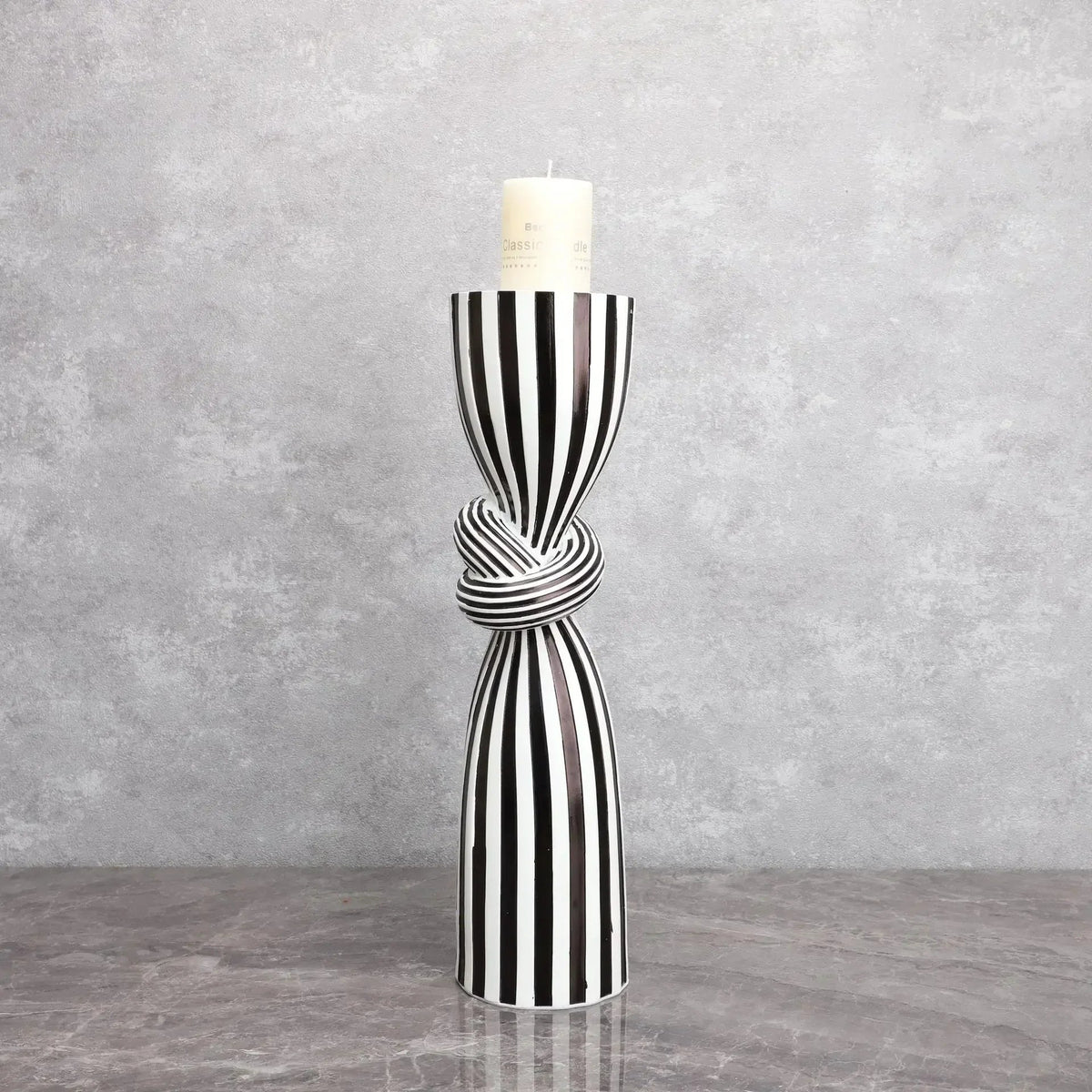 Meadowside Striped Candle Holder