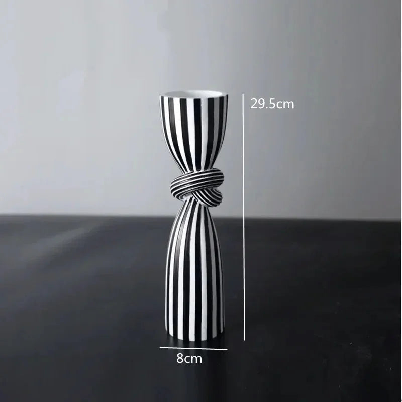 Meadowside Striped Candle Holder