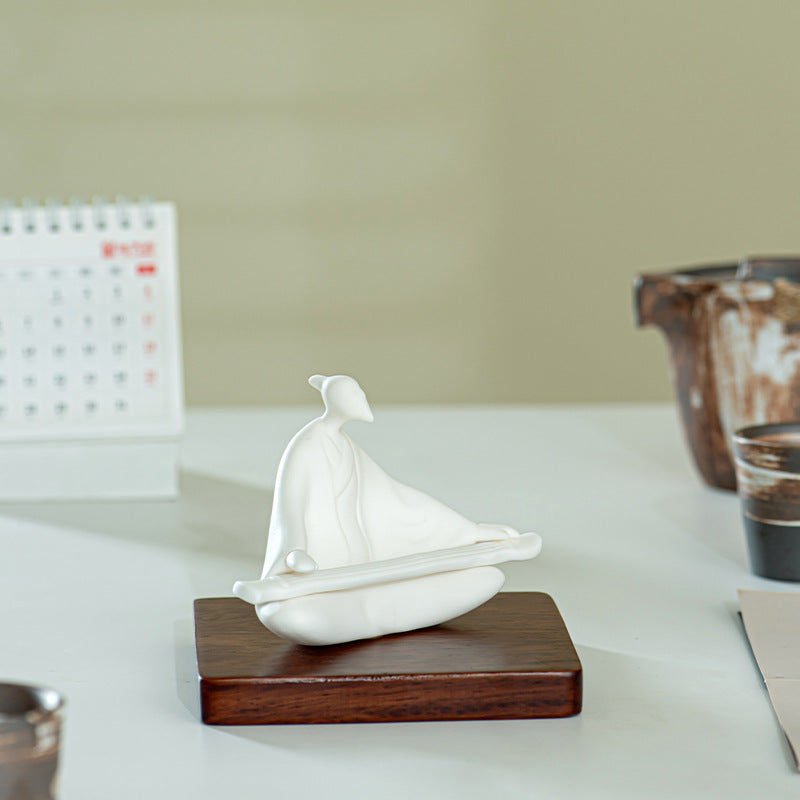 Meditative Sculpture Ceramic Handcrafted | High & Bury