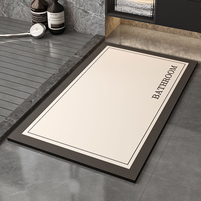 Memory Foam Bath Mat with Floral Print | High & Bury