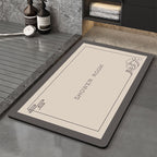 Memory Foam Bath Mat with Floral Print | High & Bury