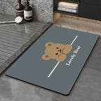 Memory Foam Bath Mat with Floral Print | High & Bury