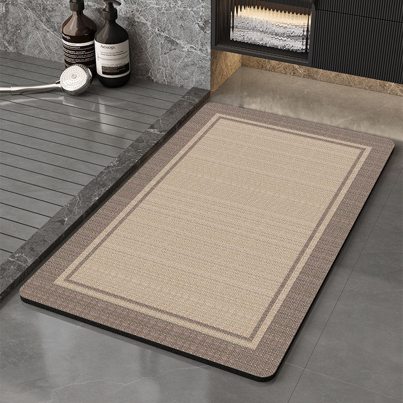 Memory Foam Bath Mat with Floral Print | High & Bury