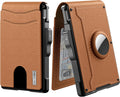 Men’s AirTag Wallet with Pop-Up Aluminium Card Case, Leather and Money Clip