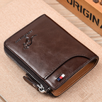 Men’s Genuine Leather RFID Wallet with Multiple Compartments, view 6